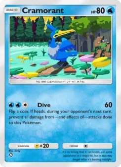 Pokémon-Karte Cramorant 024/068