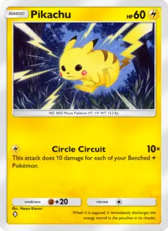 Pokémon-Karte Pikachu 025/068