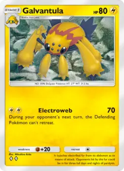 Pokémon-Karte Galvantula 029/068