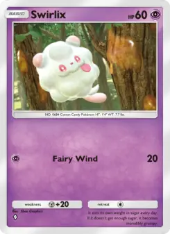 Pokémon-Karte Swirlix 039/068