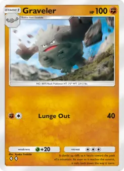 Pokémon-Karte Graveler 044/068