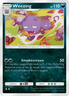 Pokémon-Karte Weezing 050/068
