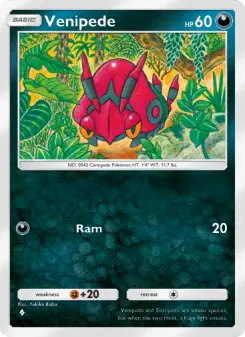 Pokémon-Karte Venipede 053/068