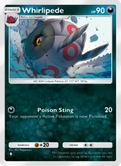 Pokémon-Karte Whirlipede 054/068