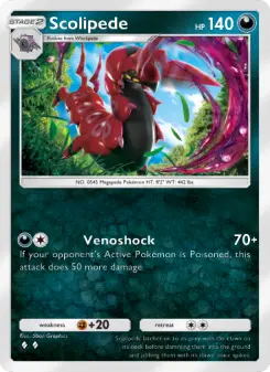 Pokémon-Karte Scolipede 055/068