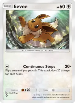Pokémon-Karte Eevee 061/068