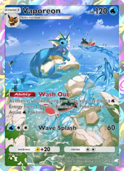 Pokémon-Karte Vaporeon 072/068