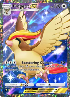 Pokémon-Karte Pidgeot ex 079/068
