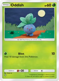 Pokémon-Karte Oddish 001/140