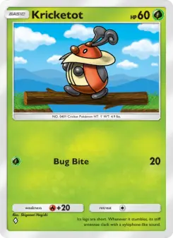 Pokémon-Karte Kricketot 013/140