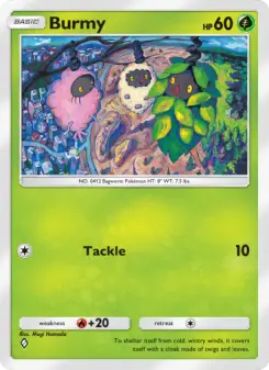 Pokémon-Karte Burmy 015/140