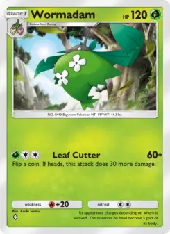 Pokémon-Karte Wormadam 016/140