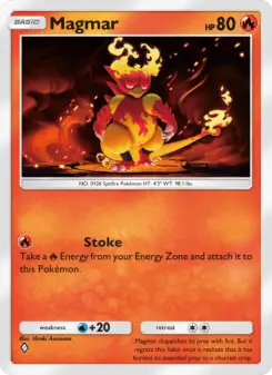 Pokémon-Karte Magmar 023/140