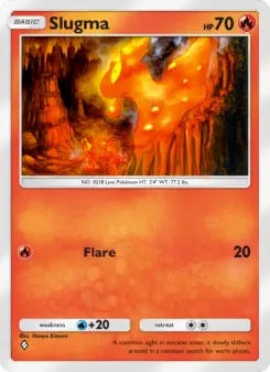 Pokémon-Karte Slugma 025/140