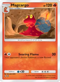 Pokémon-Karte Magcargo 026/140
