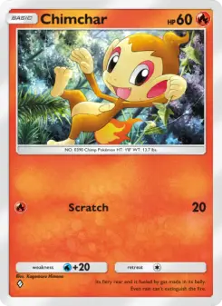 Pokémon-Karte Chimchar 027/140