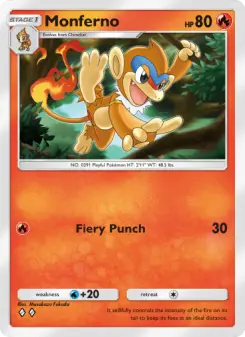 Pokémon-Karte Monferno 028/140