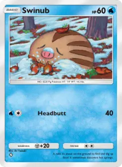 Pokémon-Karte Swinub 031/140