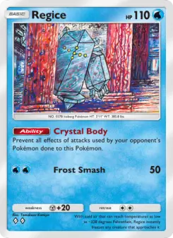 Pokémon-Karte Regice 034/140