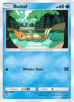 Pokémon-Karte Buizel 038/140