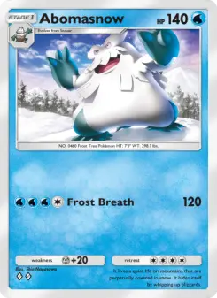 Pokémon-Karte Abomasnow 045/140