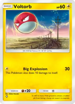 Pokémon-Karte Voltorb 054/140
