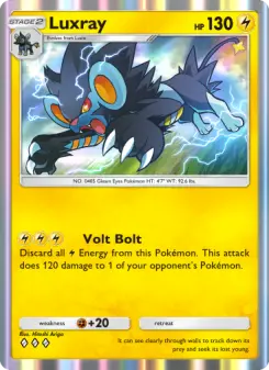 Pokémon-Karte Luxray 060/140