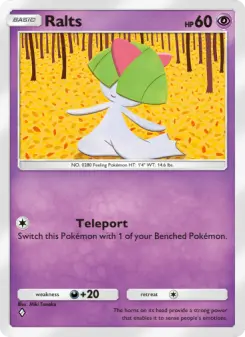 Pokémon-Karte Ralts 068/140