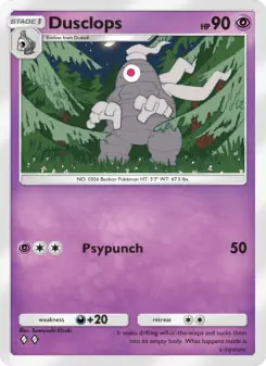Pokémon-Karte Dusclops 071/140