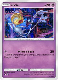 Pokémon-Karte Uxie 075/140