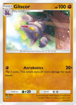 Pokémon-Karte Gliscor 084/140