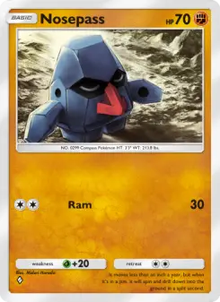 Pokémon-Karte Nosepass 086/140