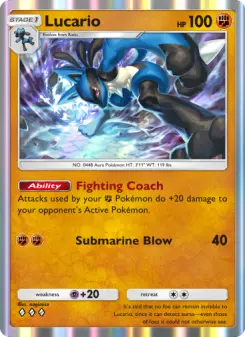 Pokémon-Karte Lucario 092/140