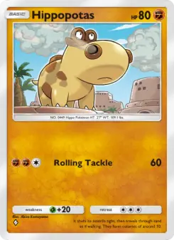 Pokémon-Karte Hippopotas 093/140
