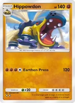Pokémon-Karte Hippowdon 094/140