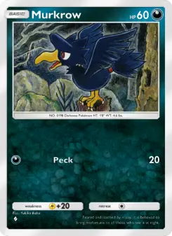 Pokémon-Karte Murkrow 096/140