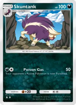 Pokémon-Karte Skuntank 103/140