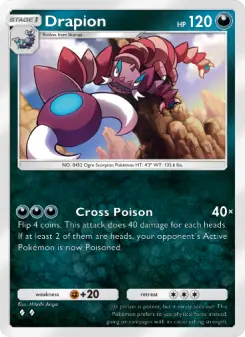 Pokémon-Karte Drapion 106/140