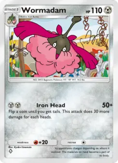 Pokémon-Karte Wormadam 115/140