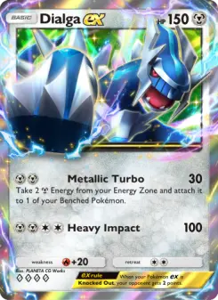 Pokémon-Karte Dialga ex 119/140