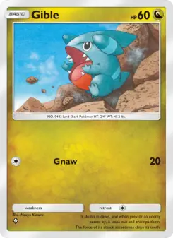 Pokémon-Karte Gible 121/140