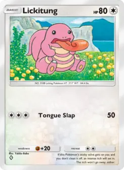 Pokémon-Karte Lickitung 124/140