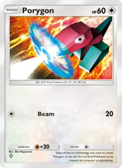 Pokémon-Karte Porygon 127/140