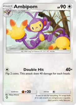 Pokémon-Karte Ambipom 131/140