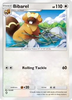 Pokémon-Karte Bibarel 136/140