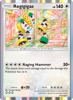 Pokémon-Karte Regigigas 143/140