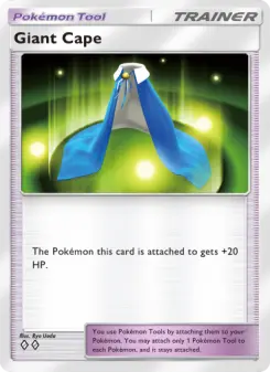 Pokémon-Karte Giant Cape 147/140