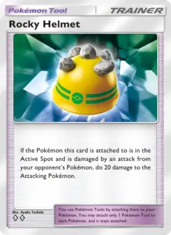 Pokémon-Karte Rocky Helmet 148/140