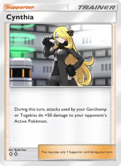 Pokémon-Karte Cynthia 152/140