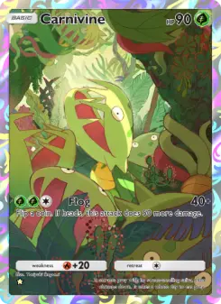 Pokémon-Karte Carnivine 158/140